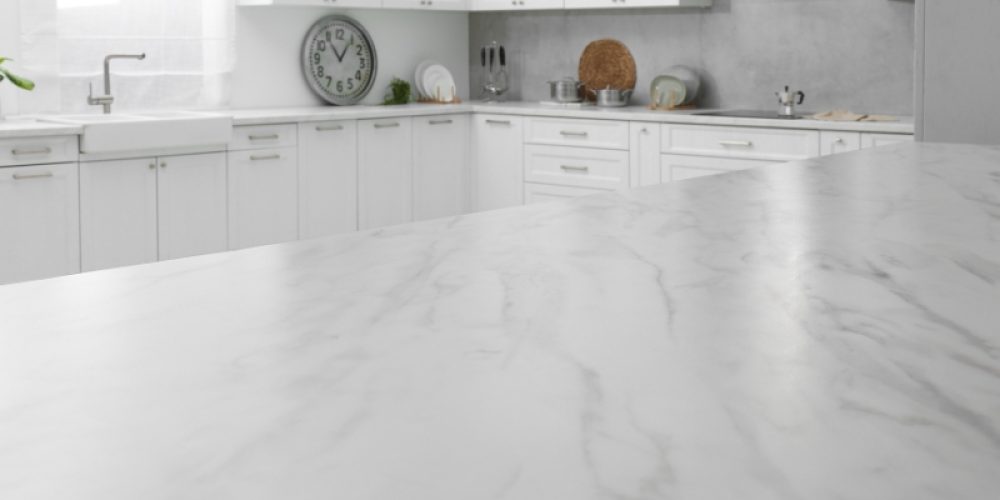 encimeras de Corian en una reforma de cocina